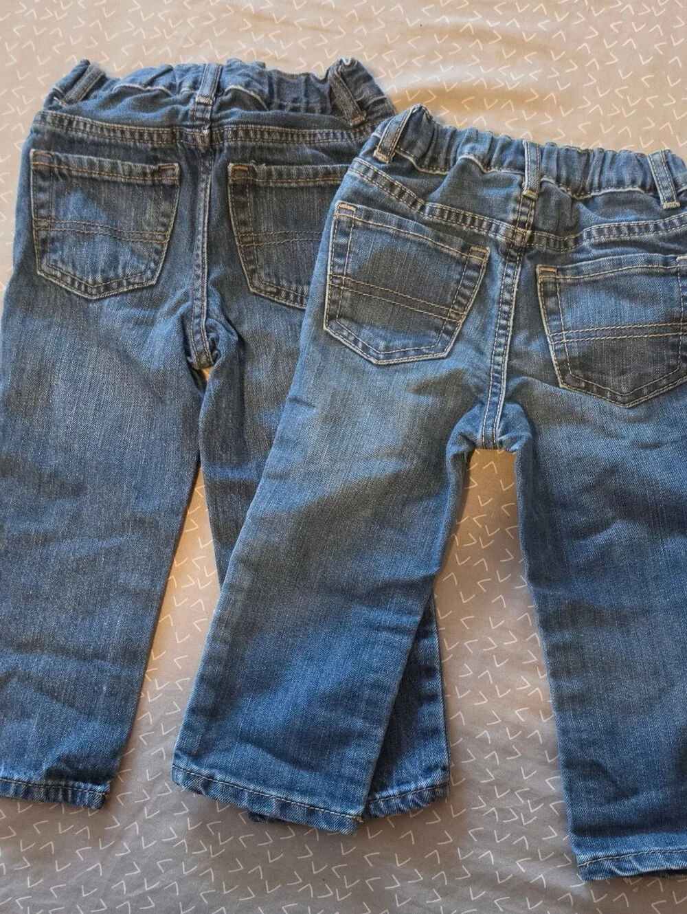 The Children’s Place Boys Jeans Lot 2 Pairs Denim 18-24M & 2T